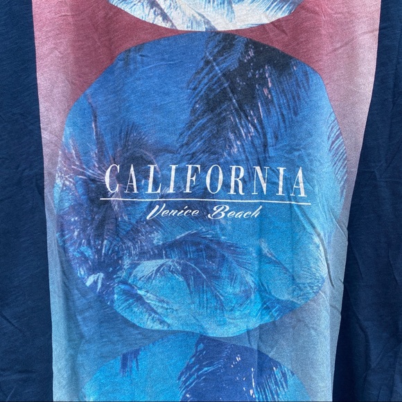 navy blue graphic tee - Picture 2 of 8